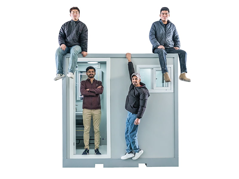 Tragbare XL-Außentoilette für eine Person
