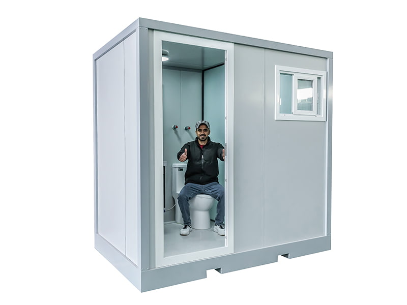 Tragbare XL-Außentoilette für eine Person