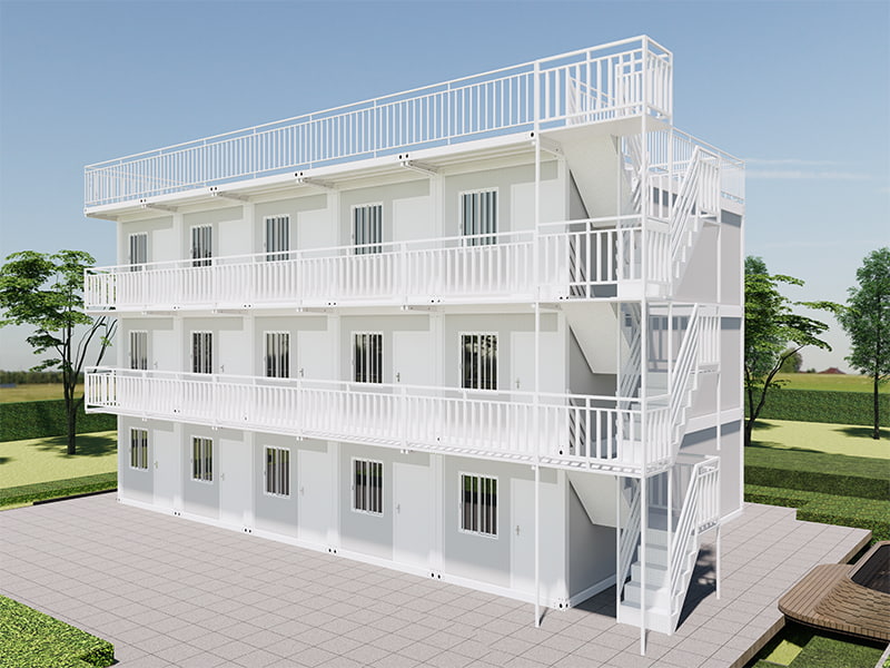Vietnam Homestay Building Schnell zusammengebauter Containerraum