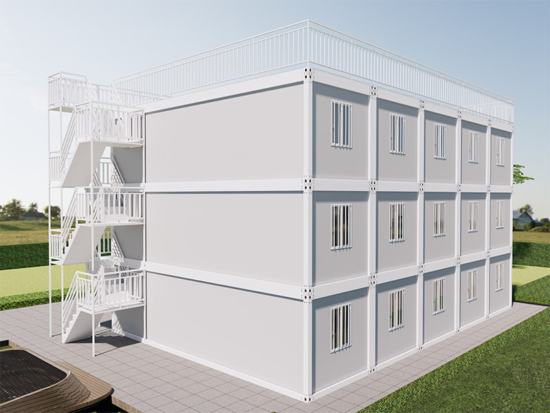 Vietnam Homestay Building Schnell zusammengebauter Containerraum