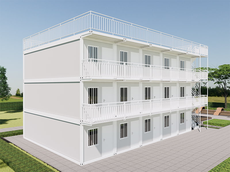 Vietnam Homestay Building Schnell zusammengebauter Containerraum