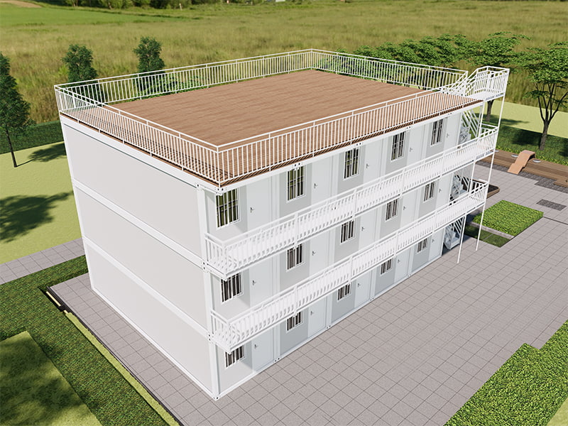Vietnam Homestay Building Schnell zusammengebauter Containerraum