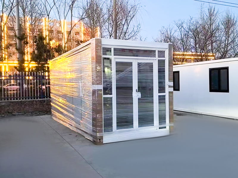 Erweiterbarer Doppelflügel-Containerraum für Wohnzwecke