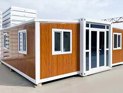 Doppelflügeliges erweiterbares Containerhaus